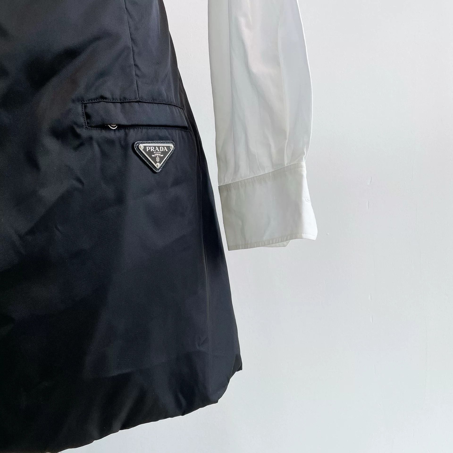 Prada PRADA Nylon Shirt Dress Size US 38 / EU 54 - 4 Thumbnail