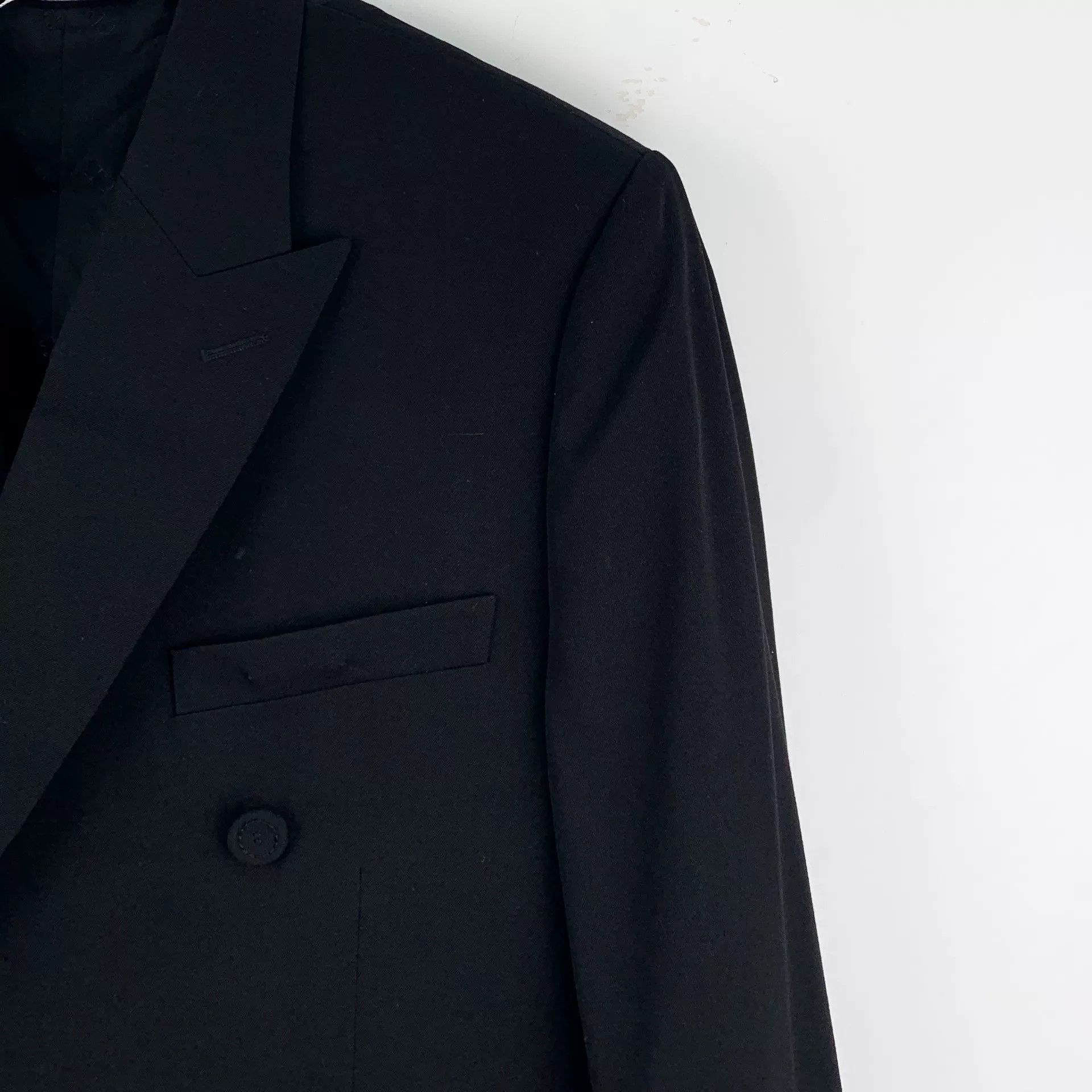 Dior Dior Black Wool Double-Breasted Blazer Size US M / EU 48-50 / 2 - 3 Thumbnail