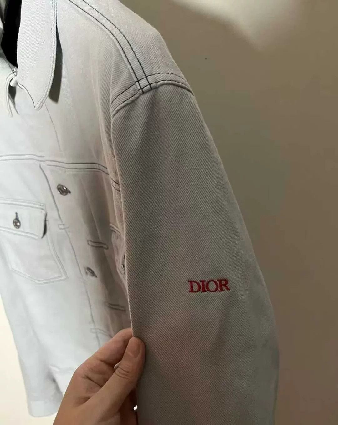 Dior Dior Gray Back Tiger Embroidery Jacket Size US M / EU 48-50 / 2 - 3 Thumbnail