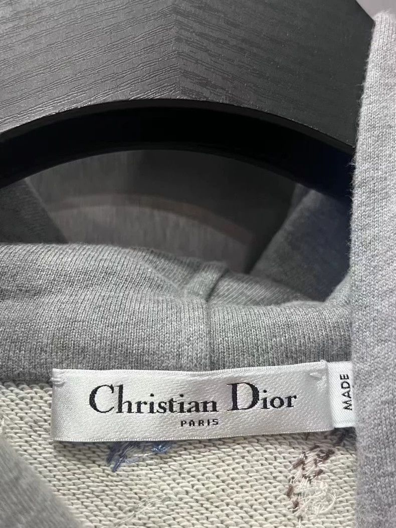 Dior Dior Embroidered Logo Hoodie Sweatshirt Size US M / EU 48-50 / 2 - 5 Thumbnail