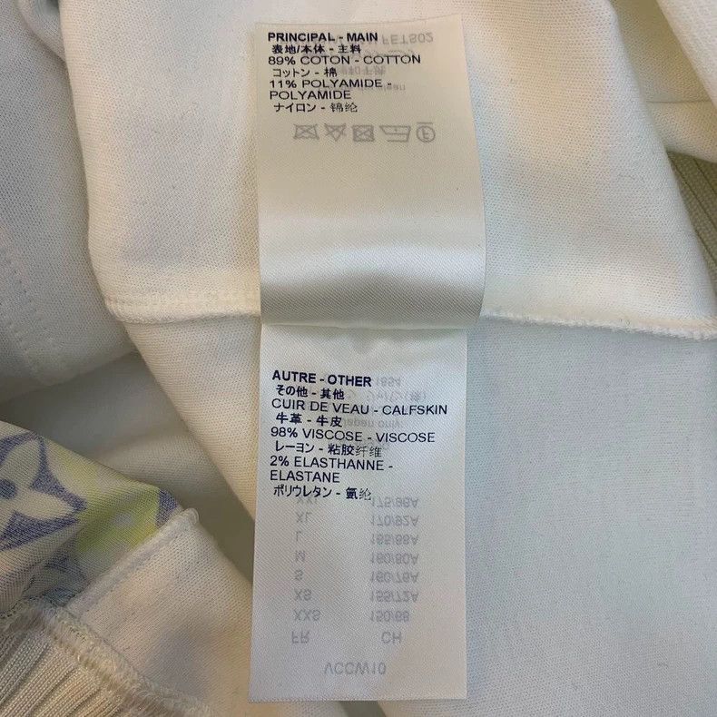 Louis Vuitton Louis Vuitton White Printed Long Sleeve Sweatshirt Size US S / EU 44-46 / 1 - 8 Thumbnail