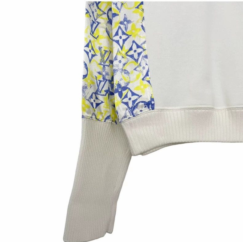 Louis Vuitton Louis Vuitton White Printed Long Sleeve Sweatshirt Size US S / EU 44-46 / 1 - 4 Thumbnail