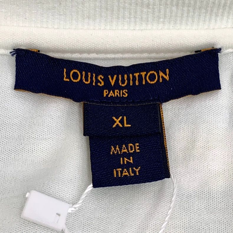 Louis Vuitton Louis Vuitton Blue Logo Print Sleeveless T-Shirt Size US XL / EU 56 / 4 - 5 Thumbnail