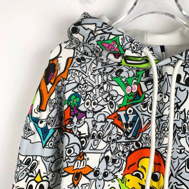 Louis Vuitton Louis Vuitton Comic Print Hoodie XS Size US XS / EU 42 / 0 - 3 Thumbnail