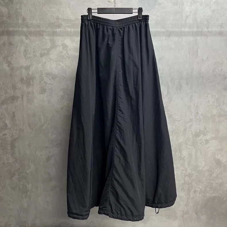 Balenciaga Balenciaga Black Logo Wide-Leg Skirt Pants Size US 38 / EU 54 - 2 Thumbnail