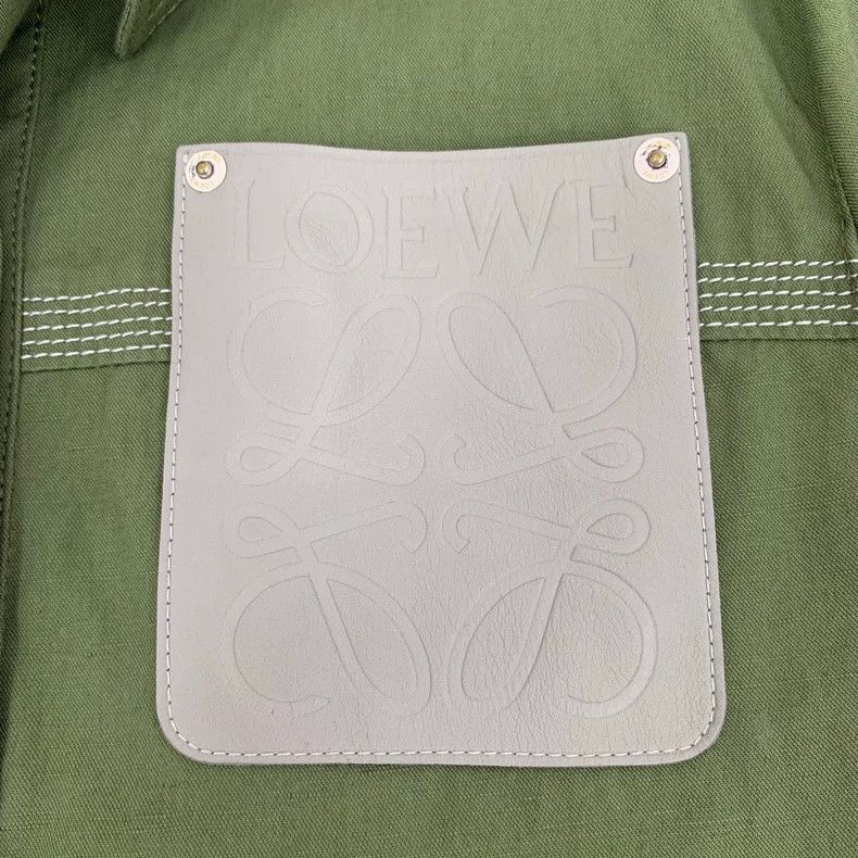 Loewe Loewe Green Logo Cotton Jacket S Size US S / EU 44-46 / 1 - 5 Thumbnail