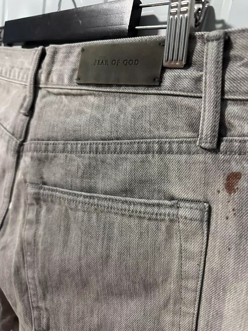 Fear of God Fear of God 5th Union Distressed Jeans Size US 33 - 6 Thumbnail