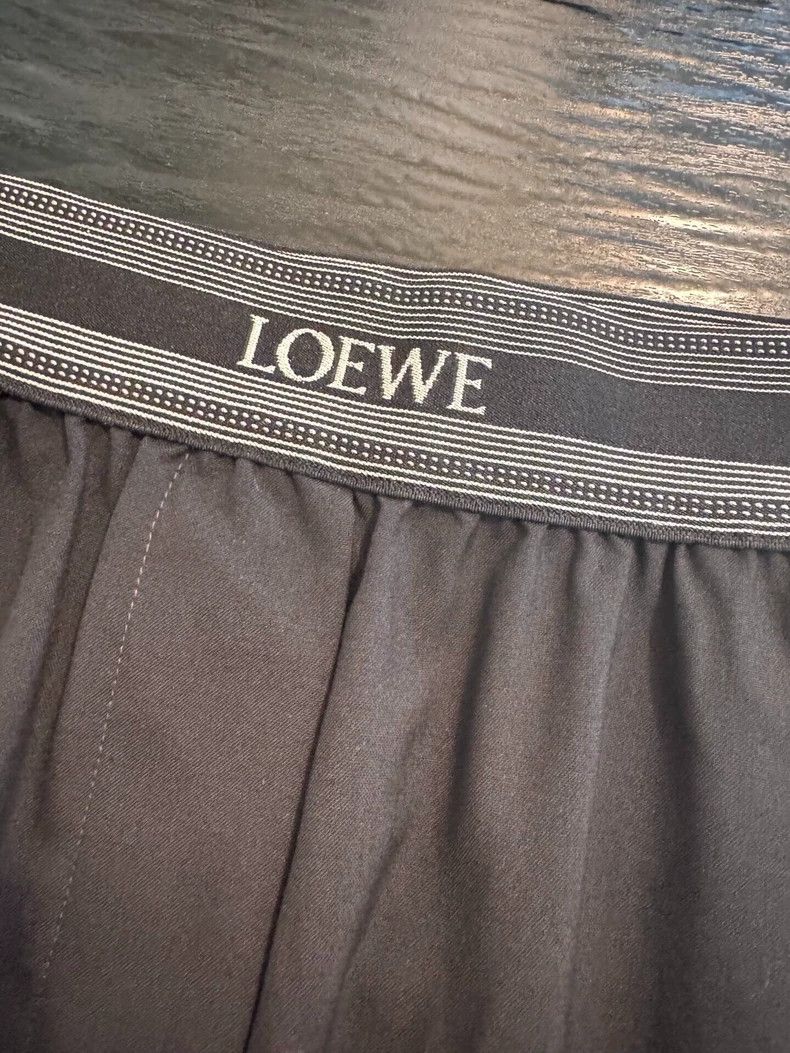 Loewe Loewe Logo Webbing Wide-Leg Pants S Size US 26 / EU 42 - 6 Thumbnail