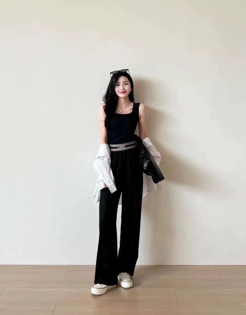Loewe Loewe Logo Webbing Wide-Leg Pants S Size US 26 / EU 42 - 8 Thumbnail
