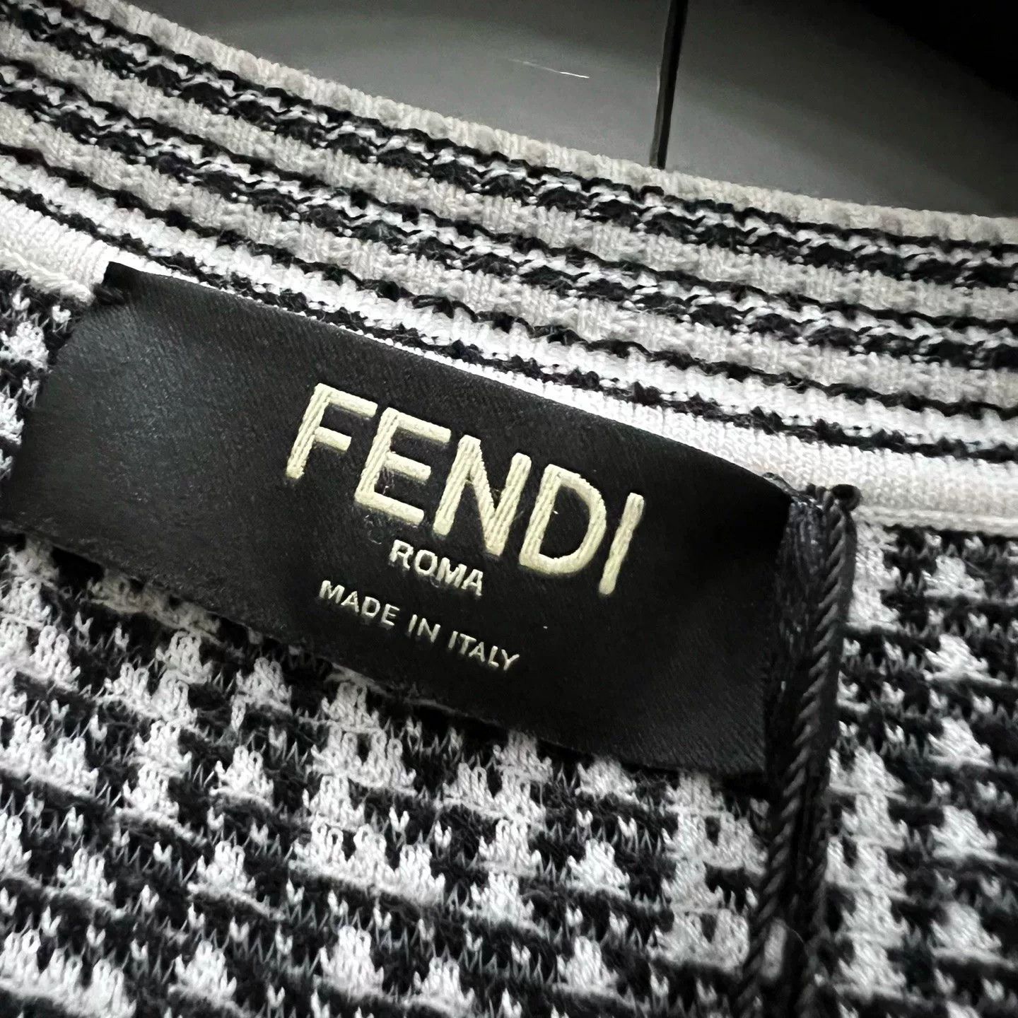 Fendi FENDI FF Logo Crewneck Knit Sweater Size US L / EU 52-54 / 3 - 6 Thumbnail