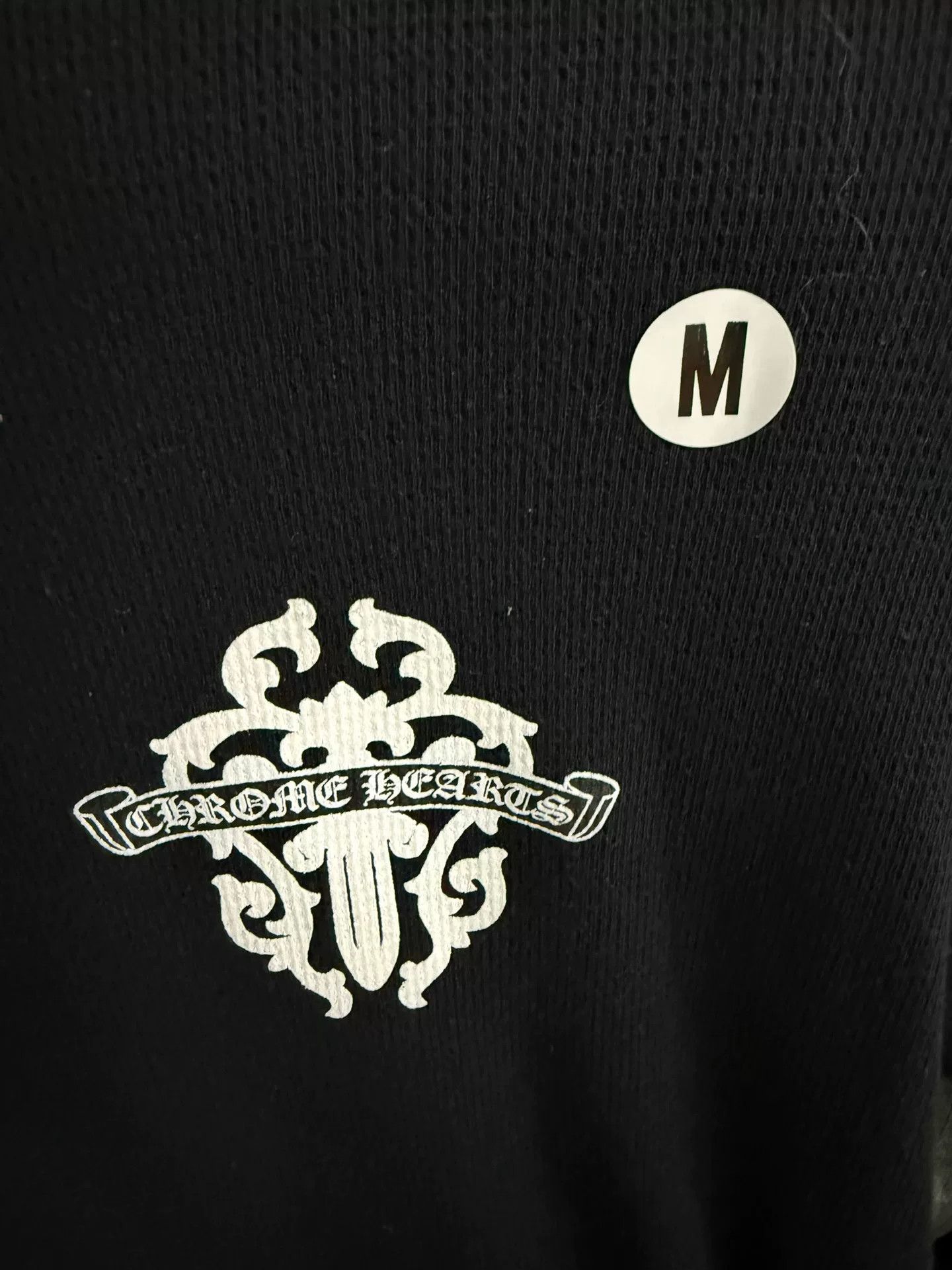 Chrome Hearts Chrome Hearts Waffle Knit Long Sleeve Tee Size US M / EU 48-50 / 2 - 4 Thumbnail