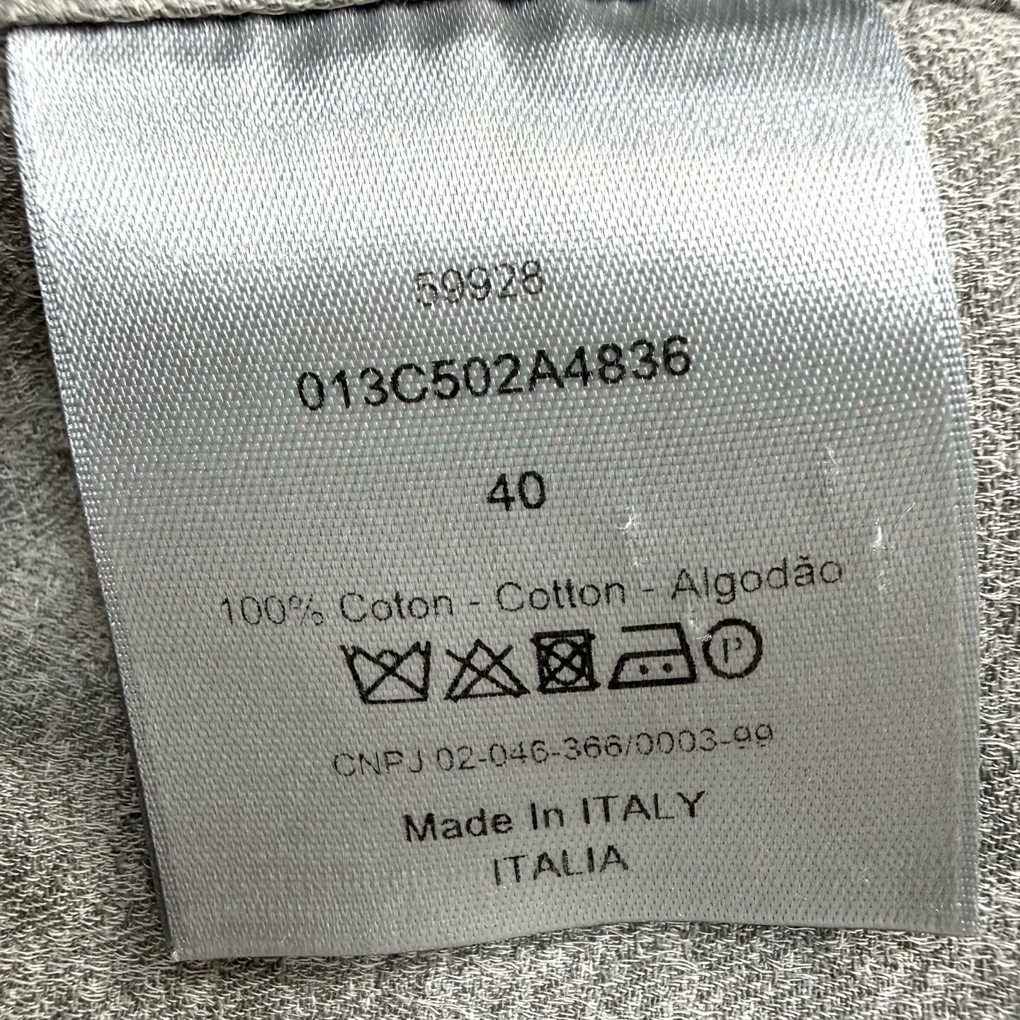 Dior Dior CD Print Gradient Cotton Shirt Size US S / EU 44-46 / 1 - 7 Thumbnail