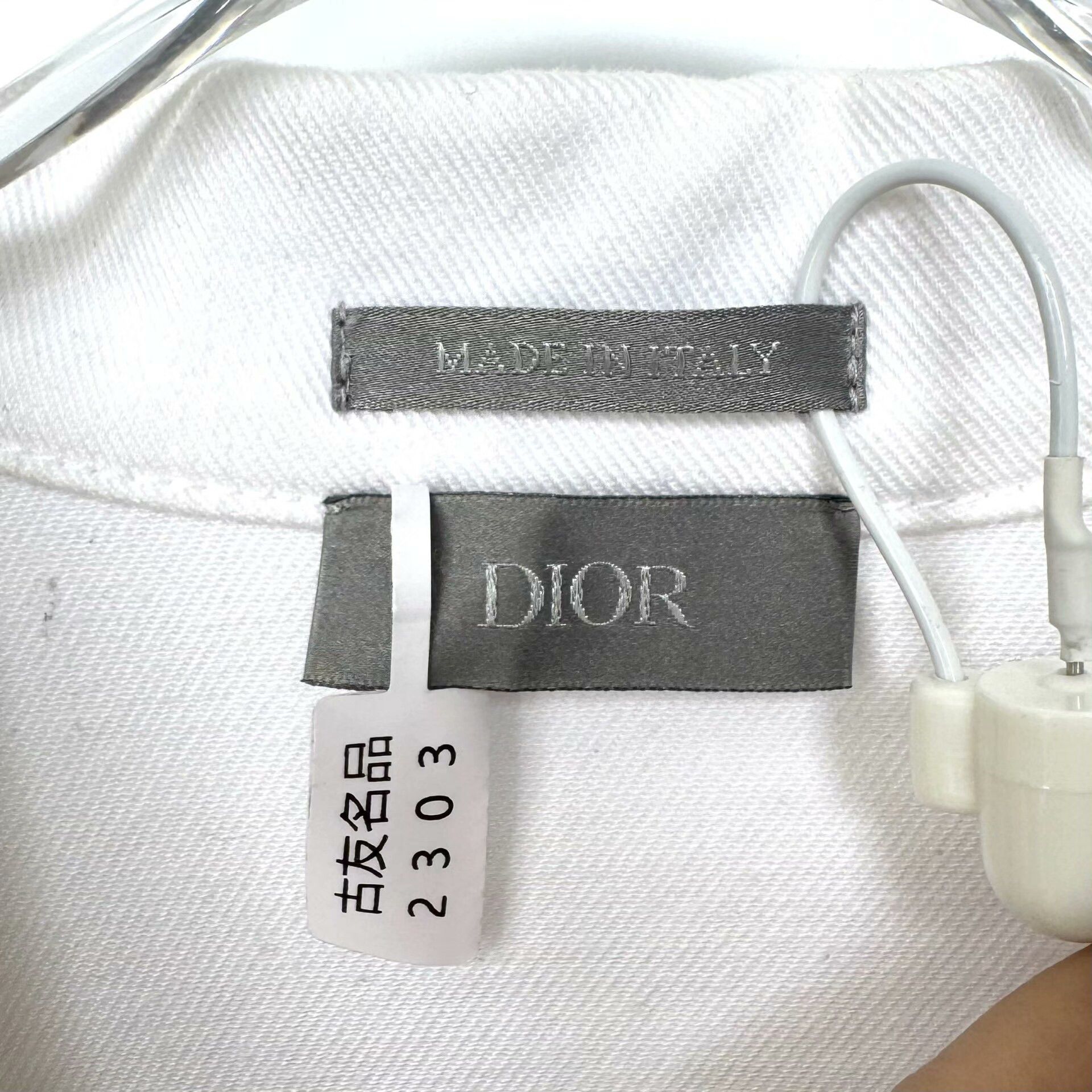 Dior classic bee embroidered white jacket Size US L / EU 52-54 / 3 - 5 Thumbnail