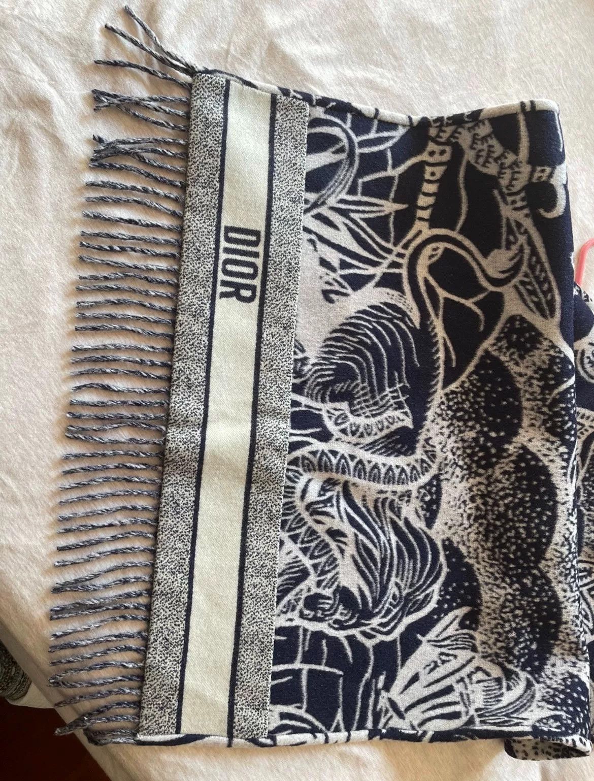 Dior christian dior morocco collection fringed shawl Size ONE SIZE - 3 Thumbnail