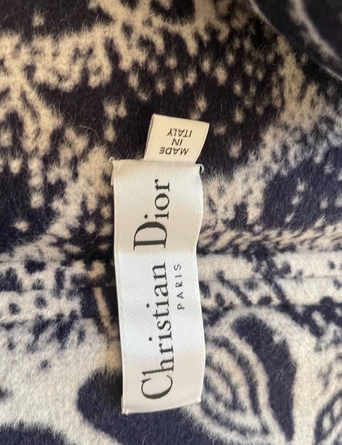 Dior christian dior morocco collection fringed shawl Size ONE SIZE - 2 Thumbnail
