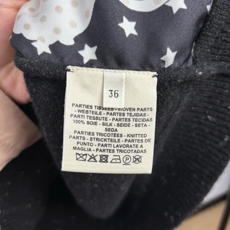Hermes Hermes Black and White Cashmere Knit Top Size US S / EU 44-46 / 1 - 6 Thumbnail