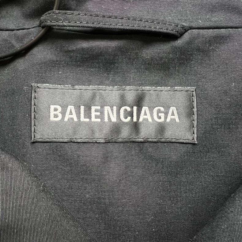 Balenciaga Balenciaga Black Green Logo Windbreaker Size US M / EU 48-50 / 2 - 4 Thumbnail