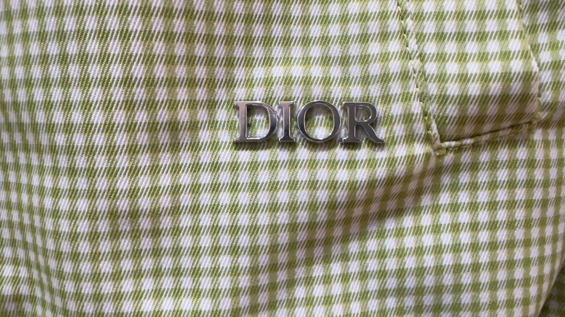 Dior dior green plaid hooded jacket Size US M / EU 48-50 / 2 - 4 Thumbnail