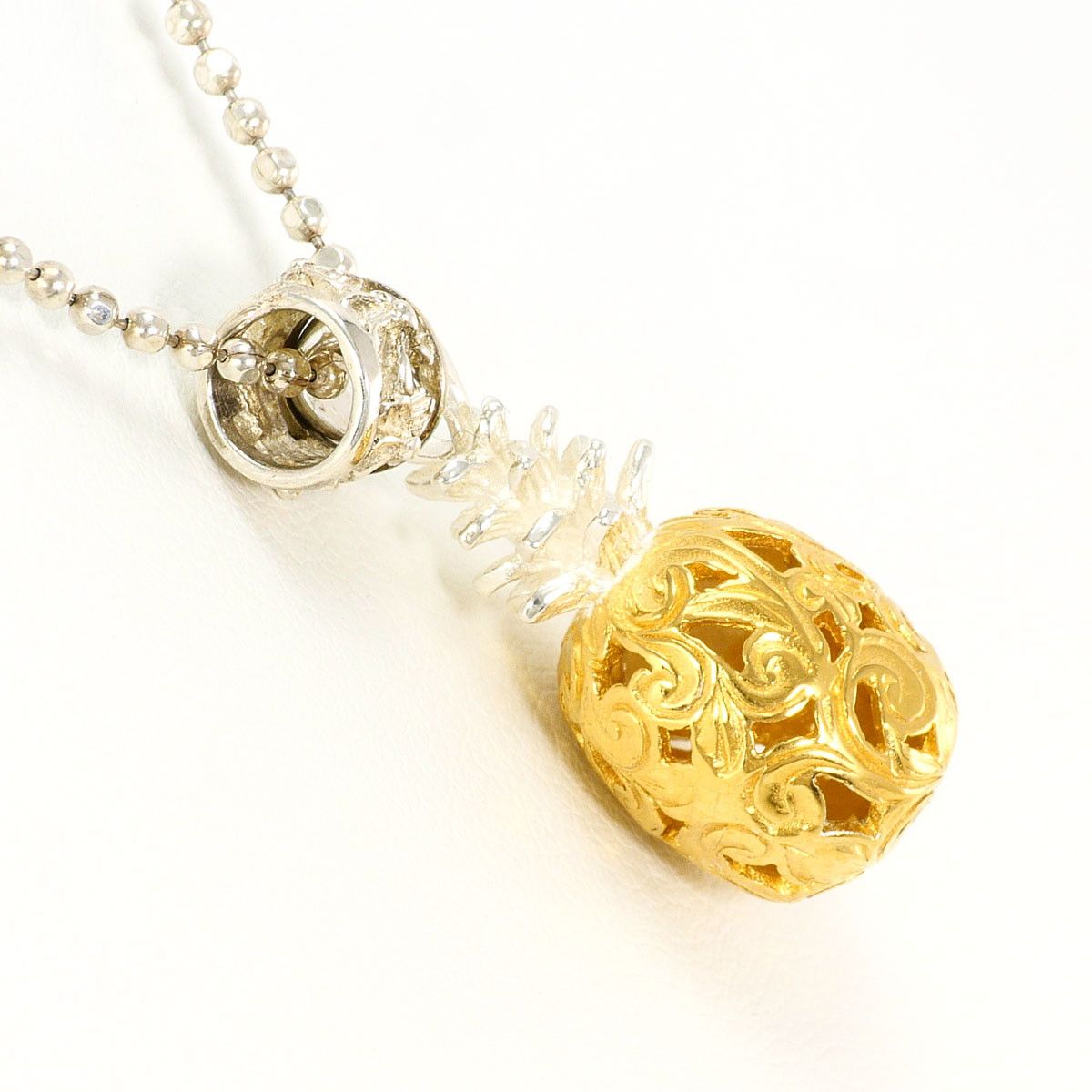 Other Pineapple Necklace Metal Necklace DUTY FREE for USA