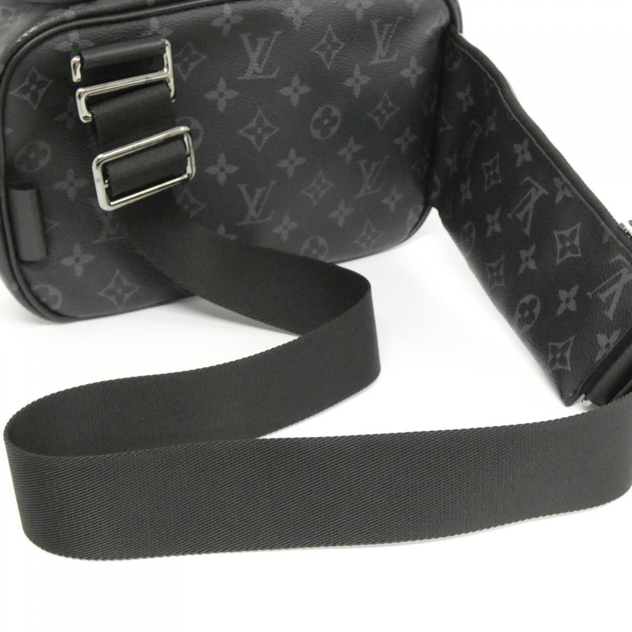 Louis Vuitton Louis Vuitton Louis Vuitton Monogram Eclipse Coated Canvas Shoulder Bag Canvas Belt Bag M42906 DUTY FREE for USA Size ONE SIZE - 9 Thumbnail