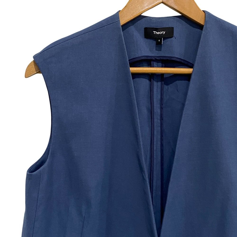 Theory Theory Theory STRETCH OXFORD Collarless Vest Others Tops DUTY FREE for USA Size ONE SIZE - 2 Thumbnail