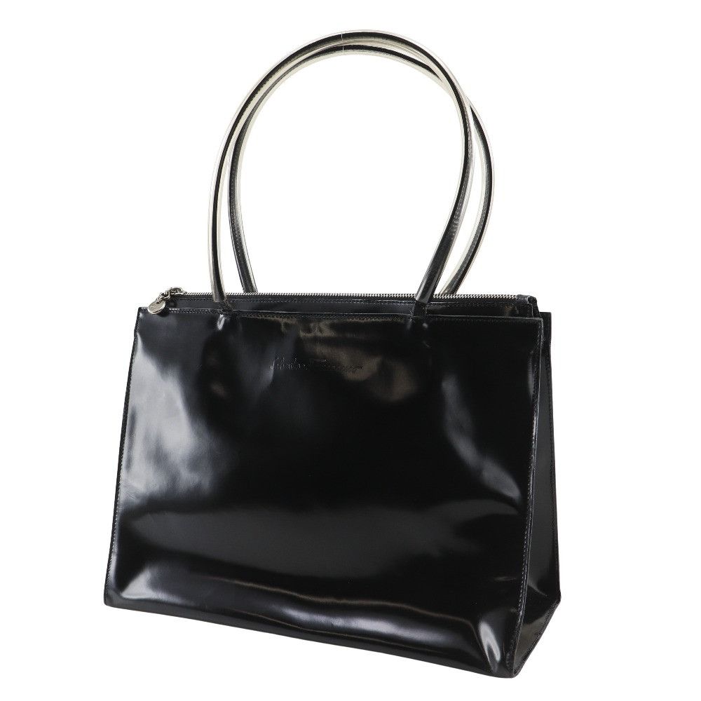 Salvatore Ferragamo Salvatore Ferragamo Salvatore Ferragamo Patent Leather 2way Tote Bag Enamel Tote Bag BZ-21 7255 DUTY FREE for USA Size ONE SIZE - 2 Thumbnail
