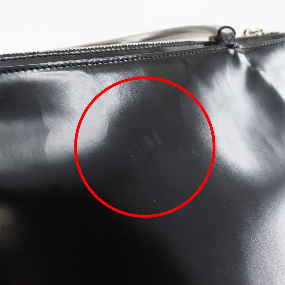 Salvatore Ferragamo Salvatore Ferragamo Salvatore Ferragamo Patent Leather 2way Tote Bag Enamel Tote Bag BZ-21 7255 DUTY FREE for USA Size ONE SIZE - 14 Thumbnail
