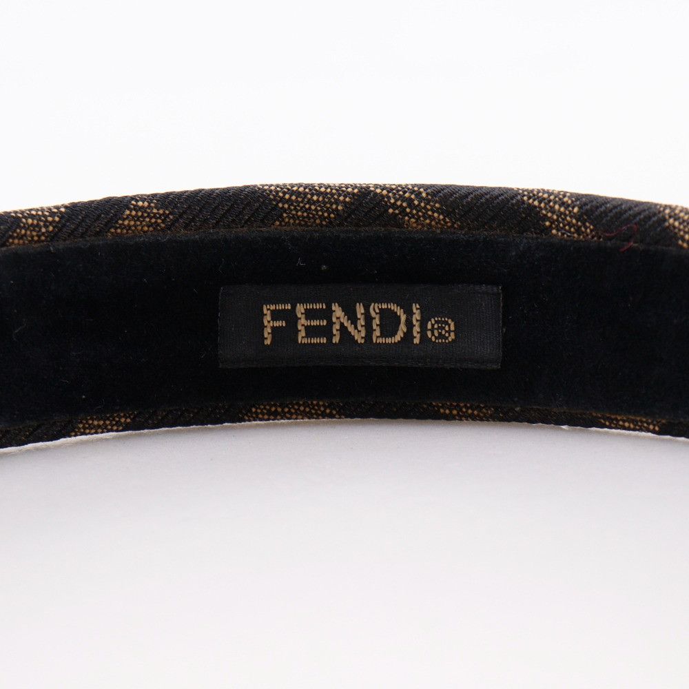 Fendi Fendi Fendi Zucca Nylon Canvas Headband Canvas Other DUTY FREE for USA Size ONE SIZE - 5 Thumbnail