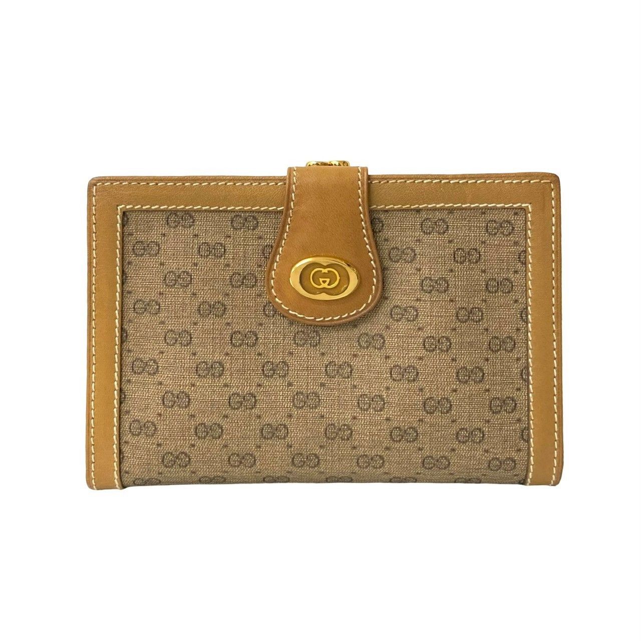 Gucci Gucci Gucci Micro GG Leather Bifold Wallet Leather Short Wallet DUTY FREE for USA Size ONE SIZE - 2 Thumbnail