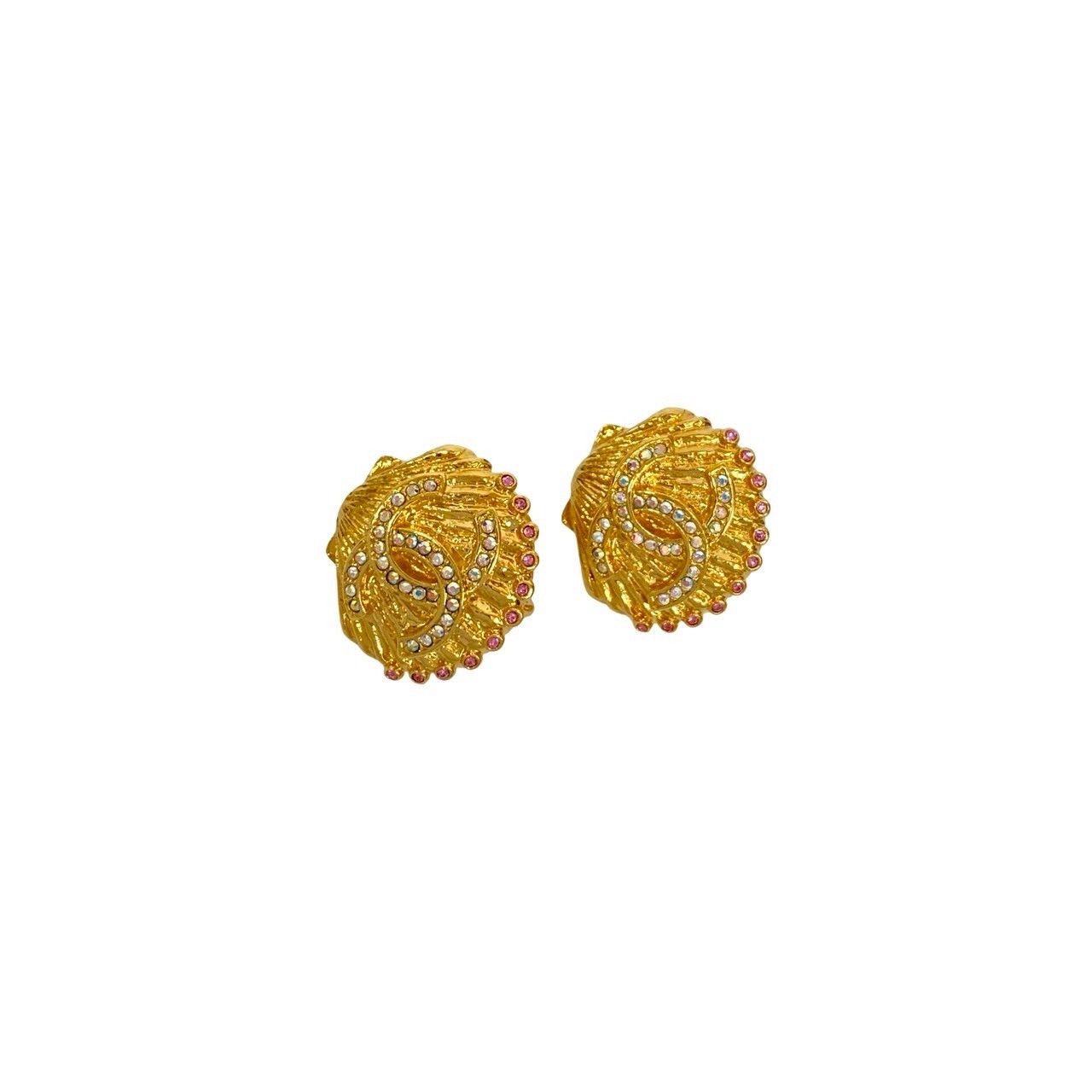 Chanel Chanel Chanel Coco Mark Earrings Metal Earrings DUTY FREE for USA Size ONE SIZE - 4 Thumbnail