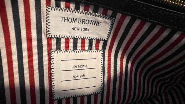 Thom Browne Thom Browne TB Wool Messenger Bag Size ONE SIZE - 7 Thumbnail