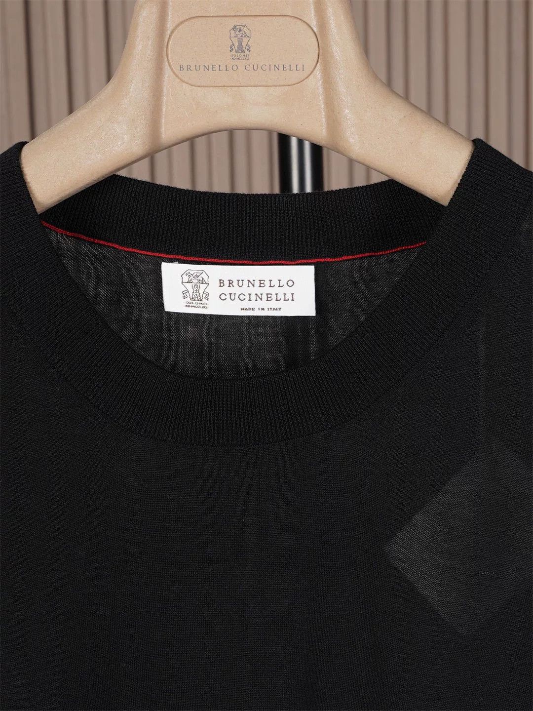 Brunello Cucinelli Brunello Cucinelli Silk Cotton Knit T-shirt Size US XL / EU 56 / 4 - 2 Thumbnail