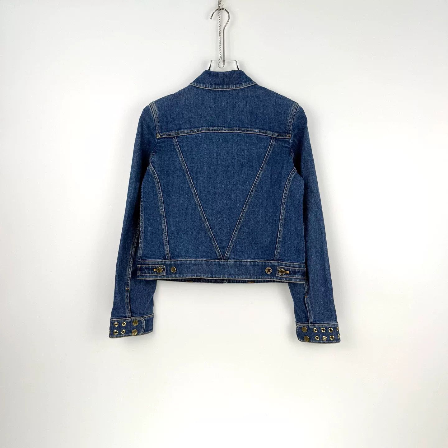 Louis Vuitton Louis Vuitton Washed Blue Denim Jacket With Rivets Size US M / EU 48-50 / 2 - 4 Thumbnail