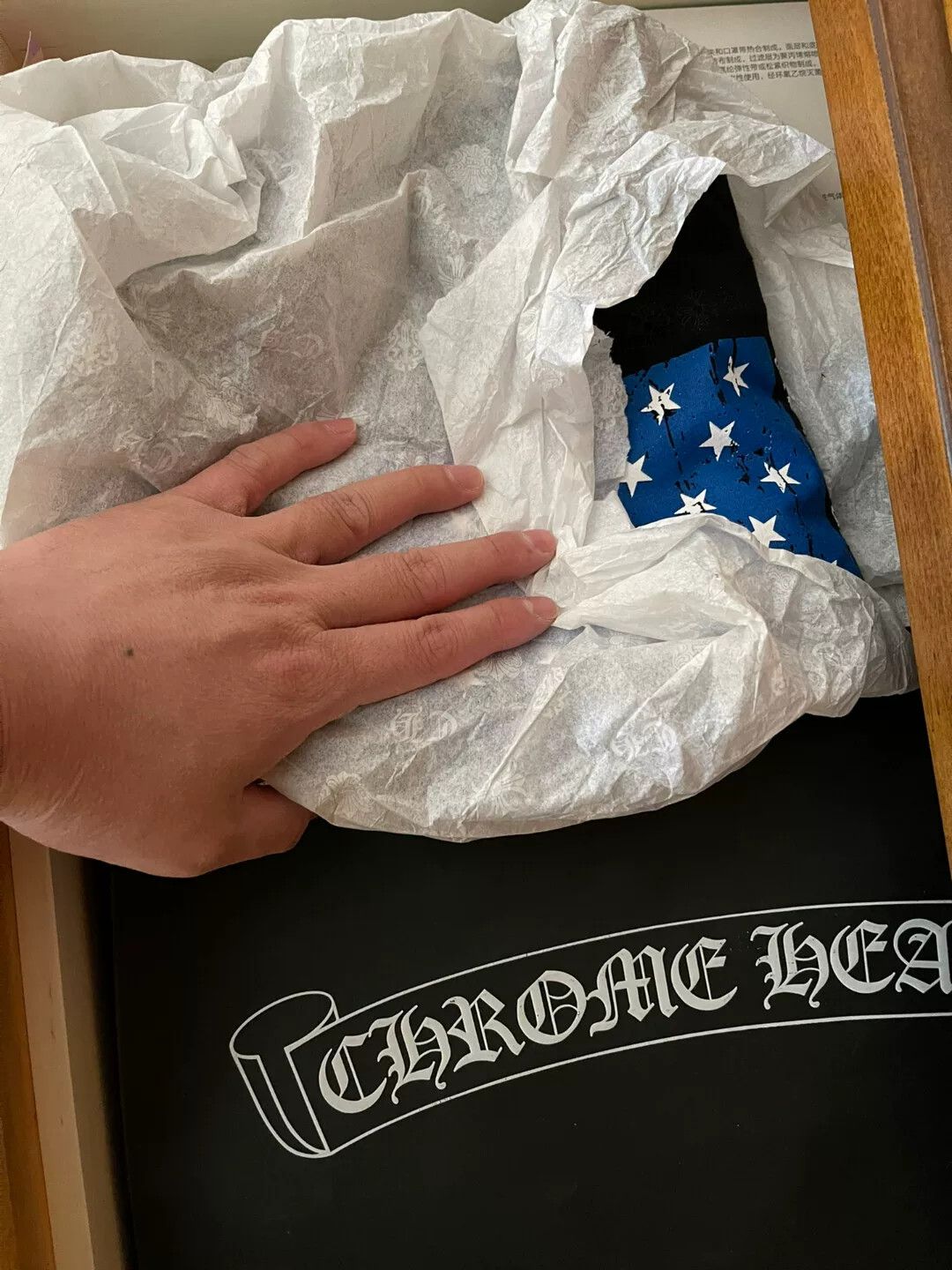 Chrome Hearts Chrome Hearts LA US Flag Longsleeve Tee Size US L / EU 52-54 / 3 - 9 Thumbnail