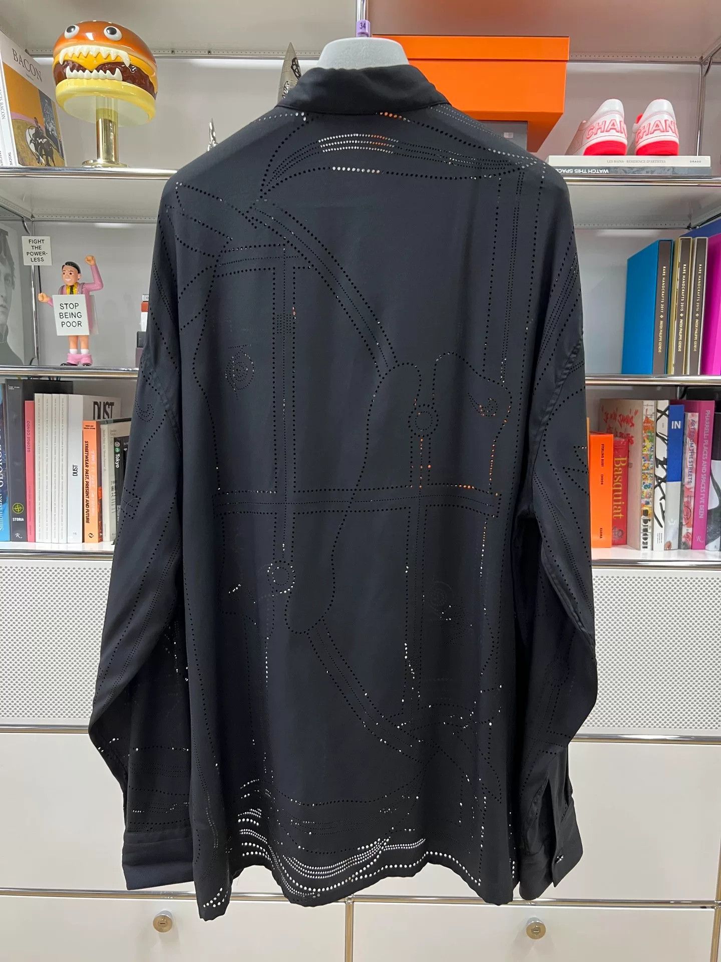 Hermes Hermes Laser Cut Silk Shirt Runway Size US S / EU 44-46 / 1 - 4 Thumbnail