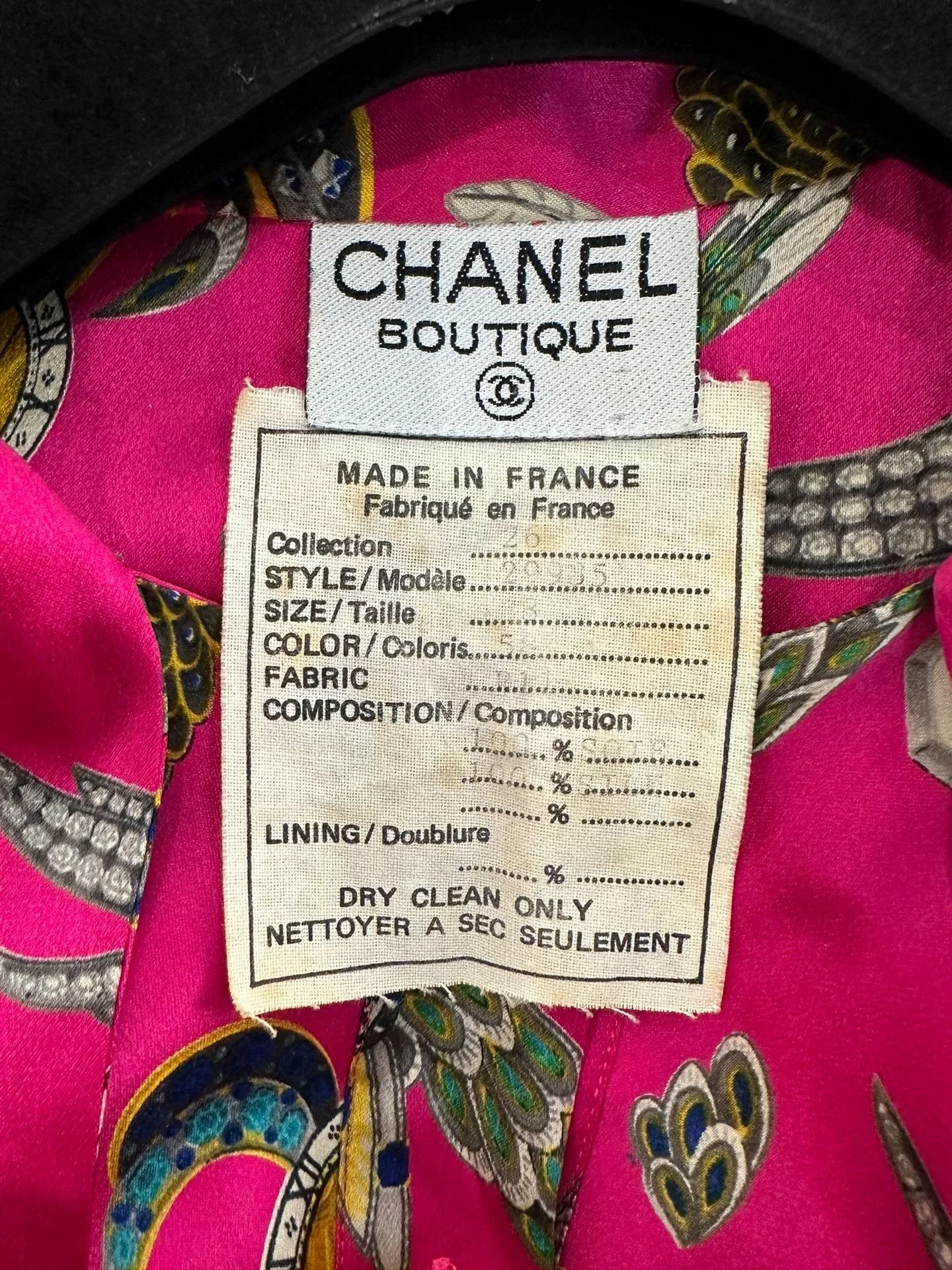 Chanel chanel pink logo silk sleeveless top Size US M / EU 48-50 / 2 - 6 Thumbnail