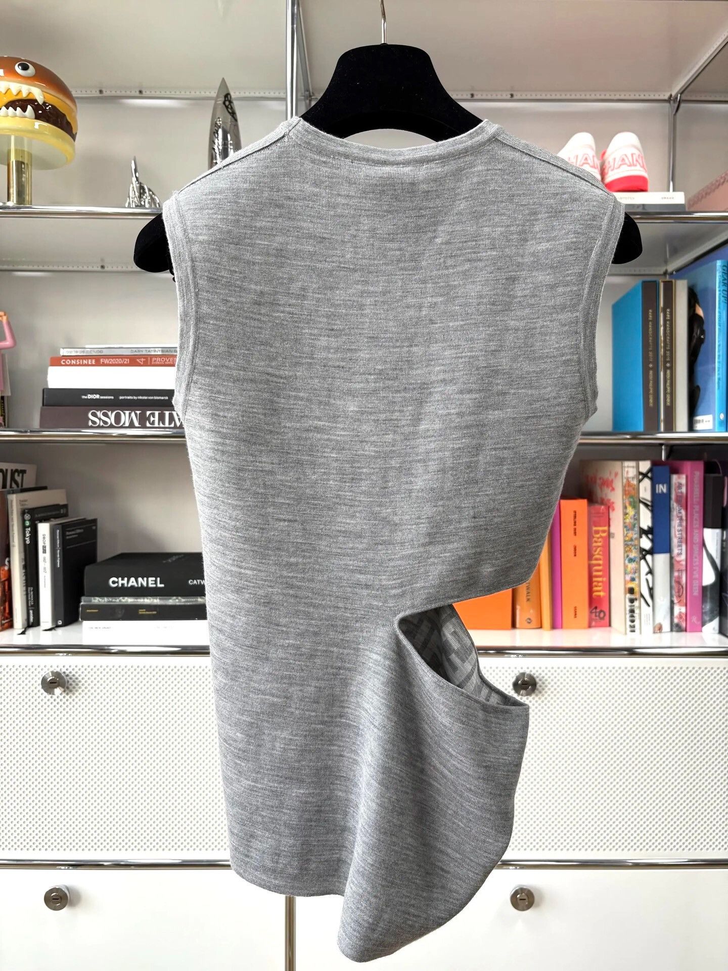Fendi fendi gray wool sleeveless double-sided top Size US S / EU 44-46 / 1 - 8 Thumbnail