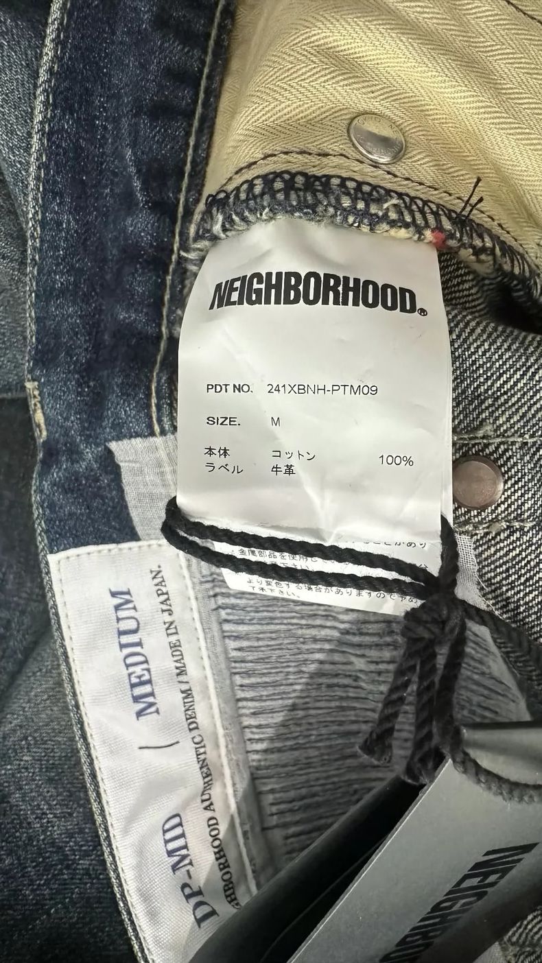 Neighborhood Neighborhood 24SS DP Basic Denim M Size US 27 - 4 Thumbnail