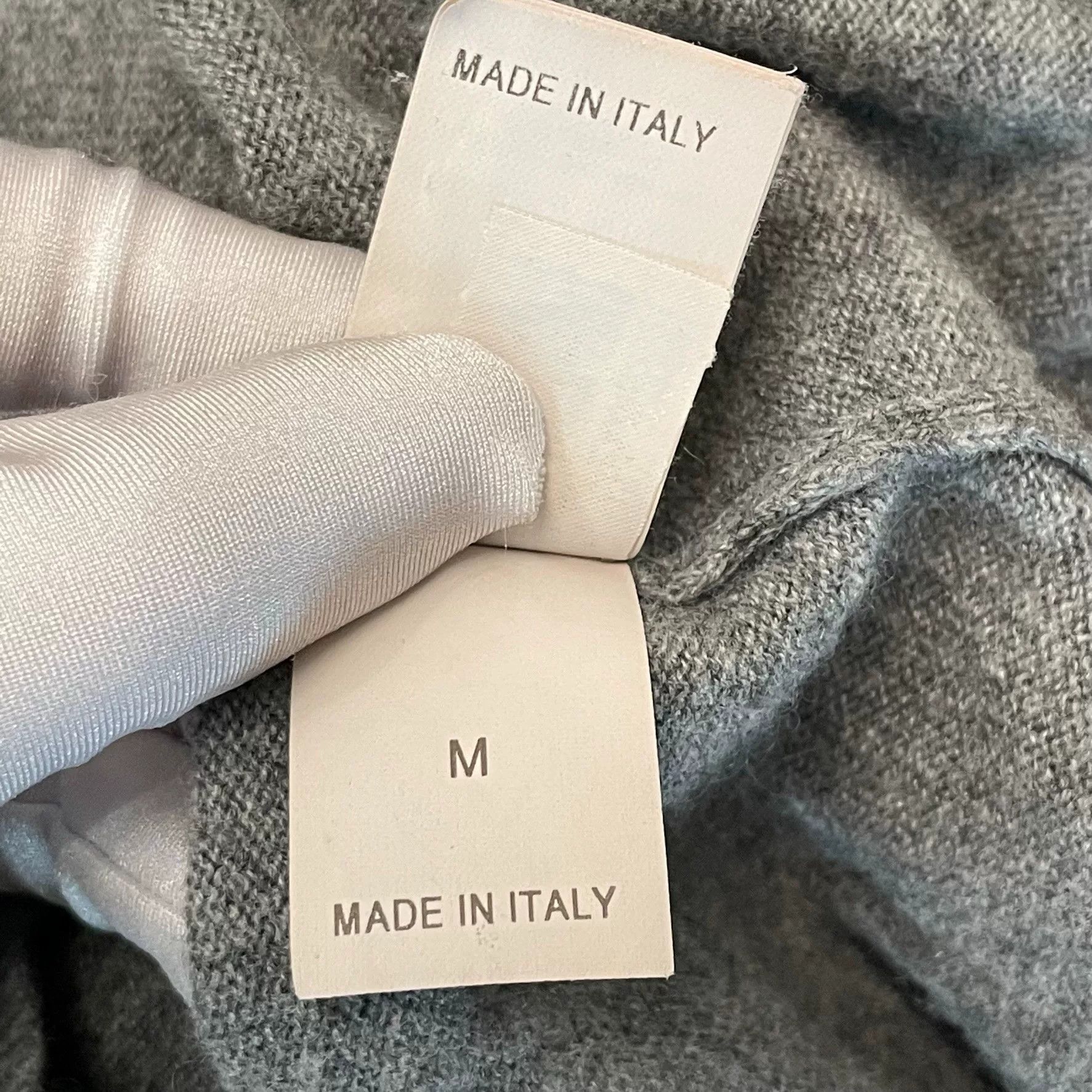 Brunello Cucinelli Brunello Cucinelli Grey Beaded Cashmere Cardigan Size US M / EU 48-50 / 2 - 7 Thumbnail