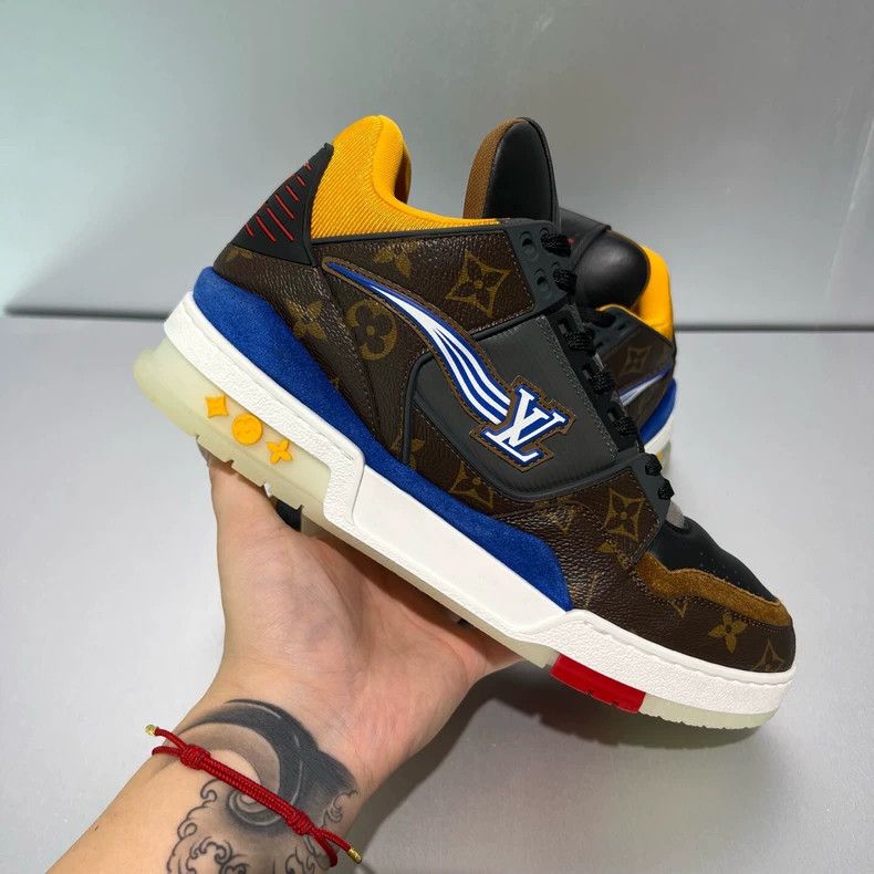 Louis Vuitton Louis Vuitton Brown Monogram Mid-Top Sneakers Size US 8.5 / EU 41-42 - 9 Thumbnail
