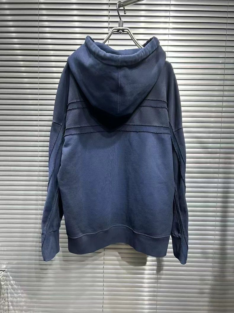 Fendi Fendi Black Blue Gradient Logo Hoodie Size US XXS / EU 40 - 2 Thumbnail