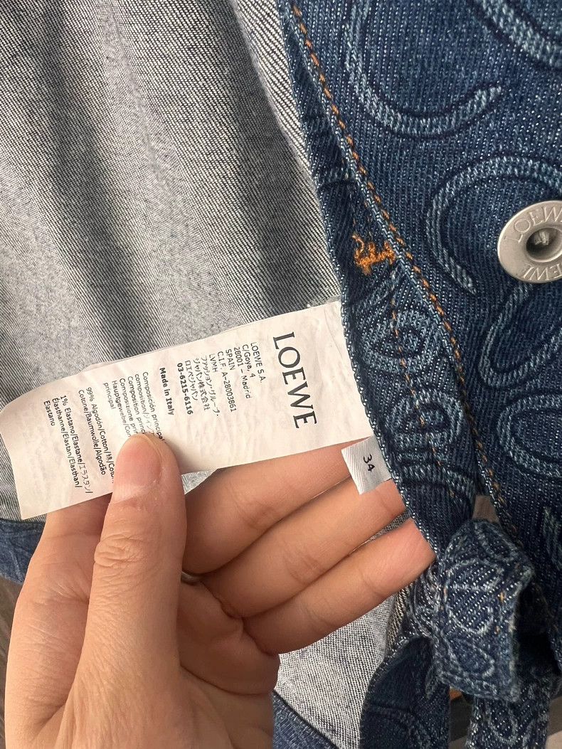 Loewe Loewe Contrast Pocket Denim Jacket Size US XS / EU 42 / 0 - 4 Thumbnail