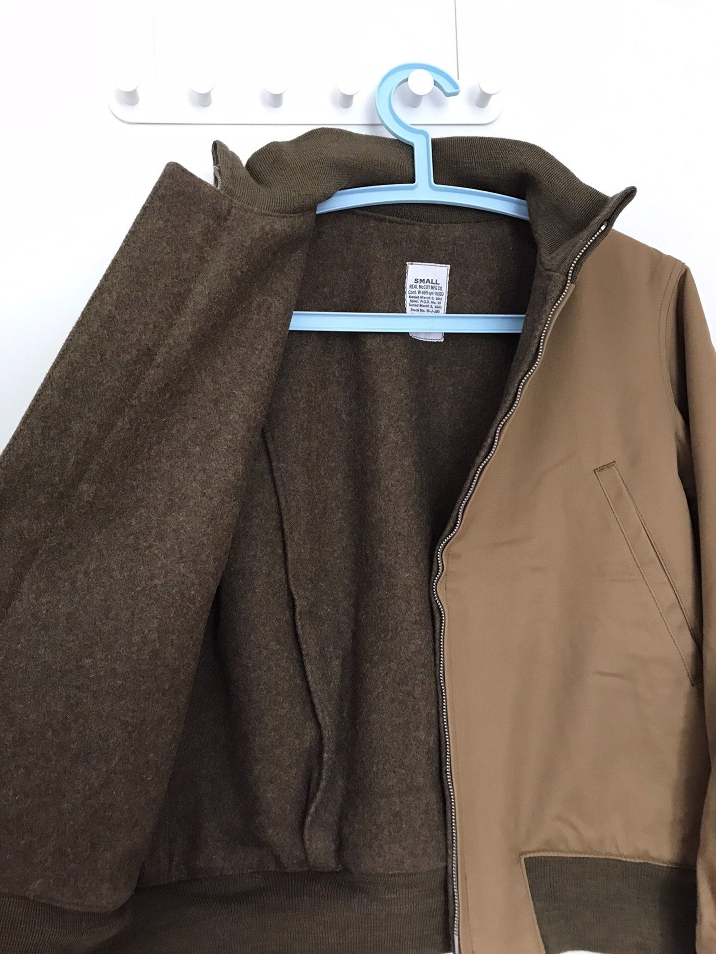 The Real McCoy's real meccoy combat tank jacket with wool lining Size US S / EU 44-46 / 1 - 4 Thumbnail