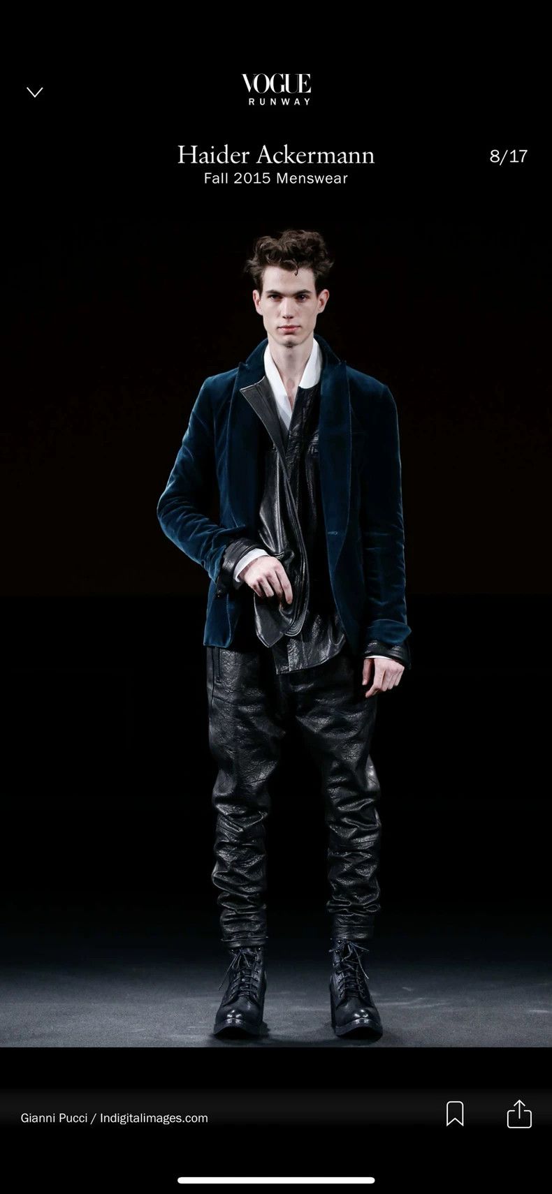 Haider Ackermann Haider Ackermann 2015FW Velvet Blazer Size US L / EU 52-54 / 3 - 4 Thumbnail