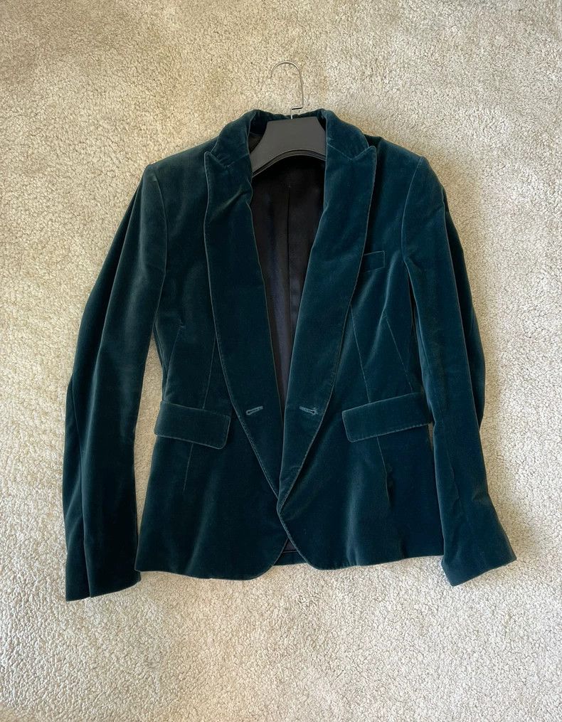 Haider Ackermann Haider Ackermann 2015FW Velvet Blazer Size US L / EU 52-54 / 3 - 2 Thumbnail