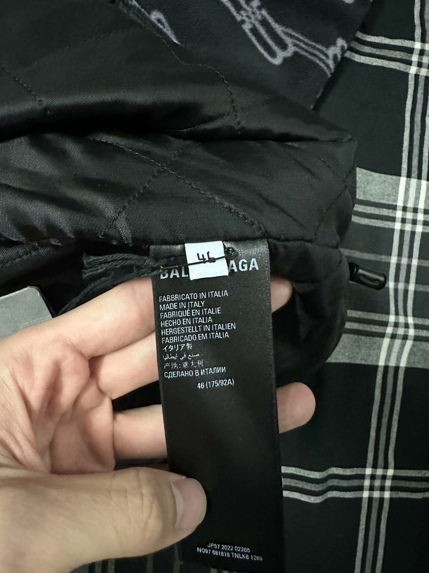 Balenciaga Balenciaga SS23 Logo Zip High-Neck Jacket Size US S / EU 44-46 / 1 - 7 Thumbnail