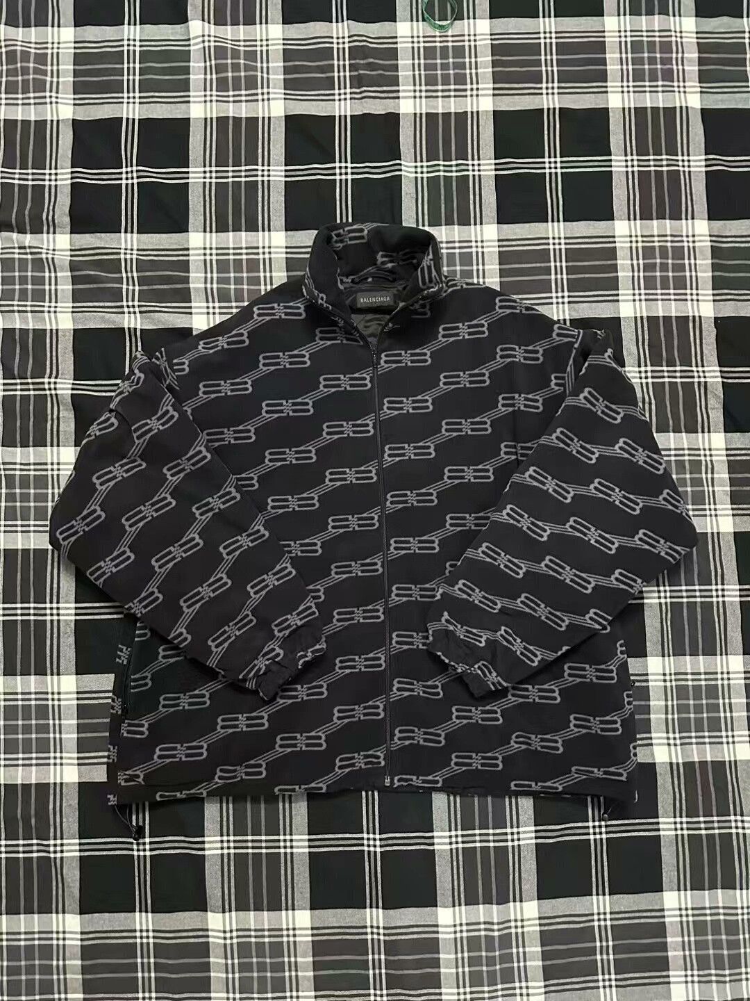 Balenciaga Balenciaga SS23 Logo Zip High-Neck Jacket Size US S / EU 44-46 / 1 - 2 Thumbnail