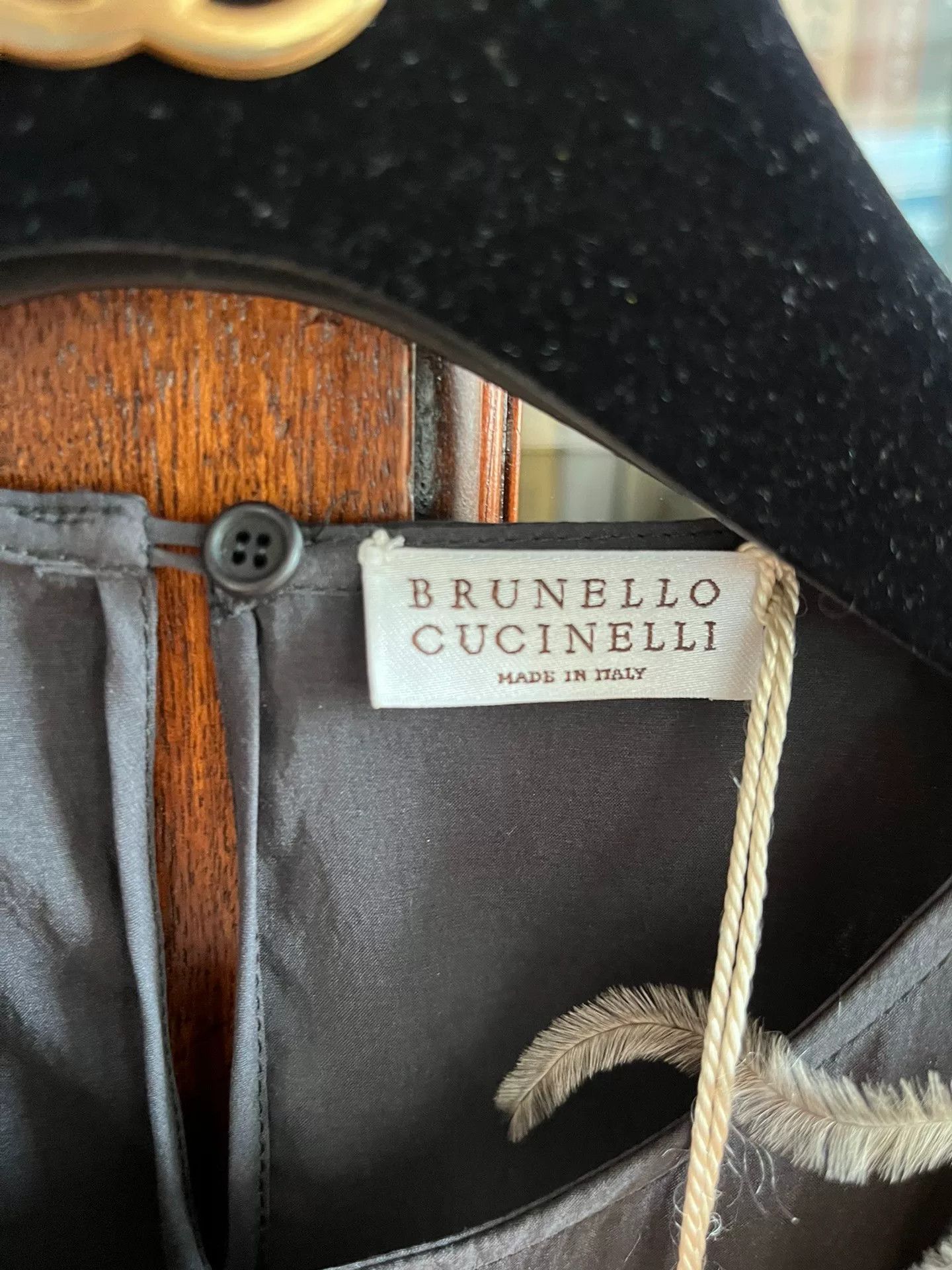 Brunello Cucinelli Brunello Cucinelli Ostrich Feather Sleeveless Top Size US XS / EU 42 / 0 - 4 Thumbnail