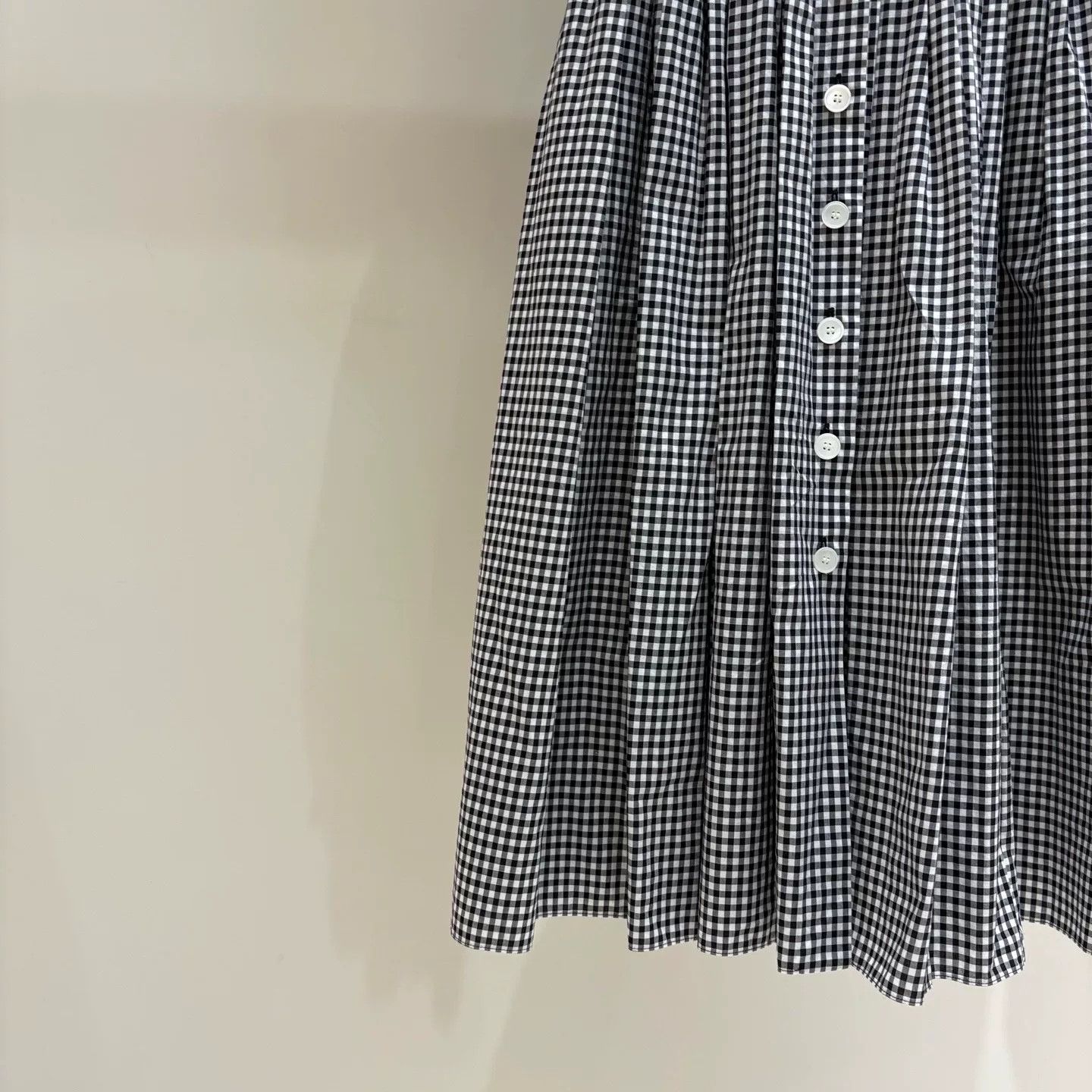 Miu Miu miu miu plaid long sleeve dress with logo Size US 36 / EU 52 - 5 Thumbnail
