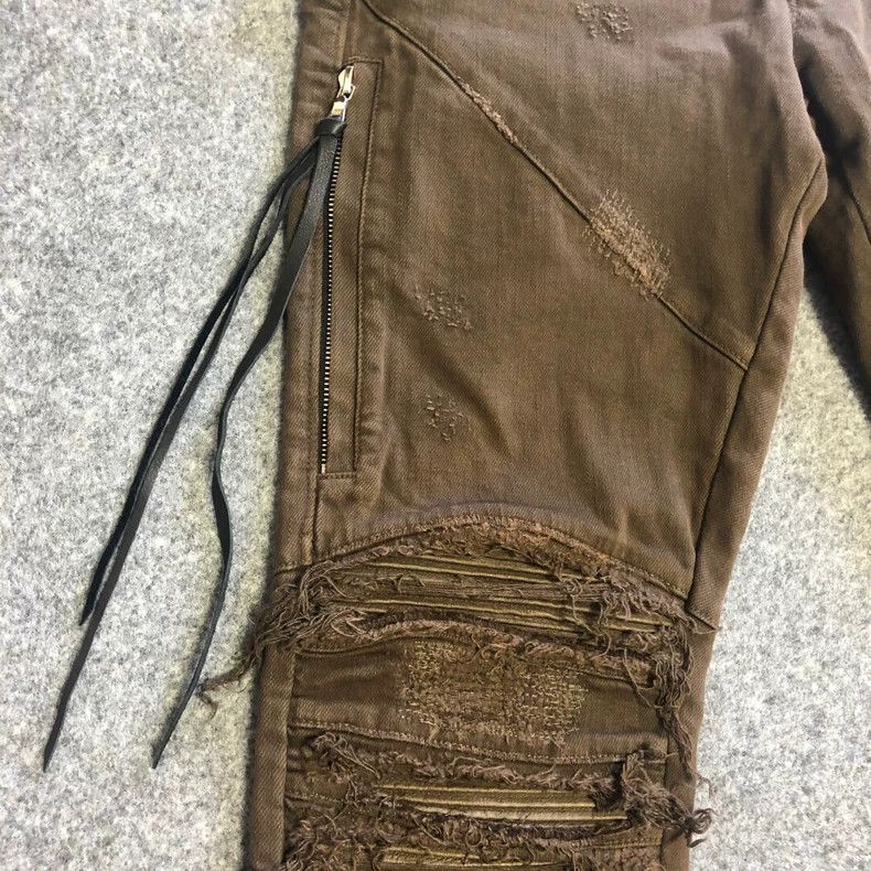 Amiri Amiri 16SS Brown MX2 Jeans W32 Size US 32 / EU 48 - 3 Thumbnail